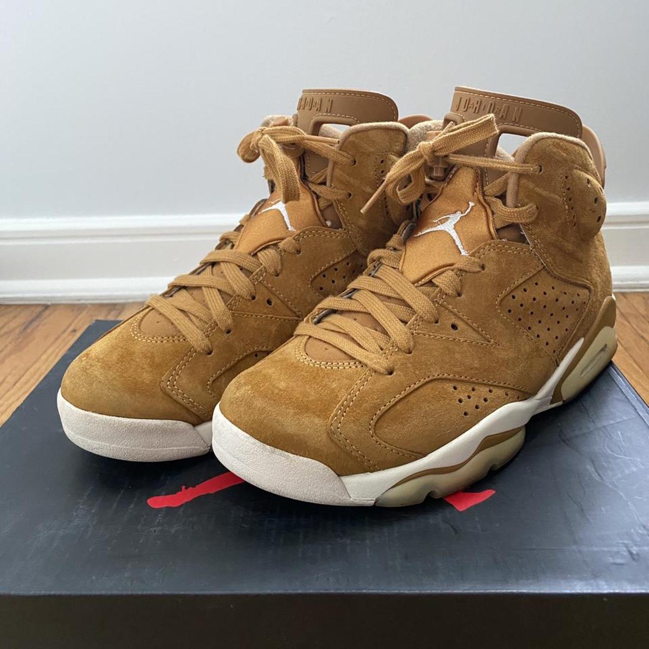 Used pair of Air Jordan 6 Retro “Wheat” ~ Size 8 in... - Depop