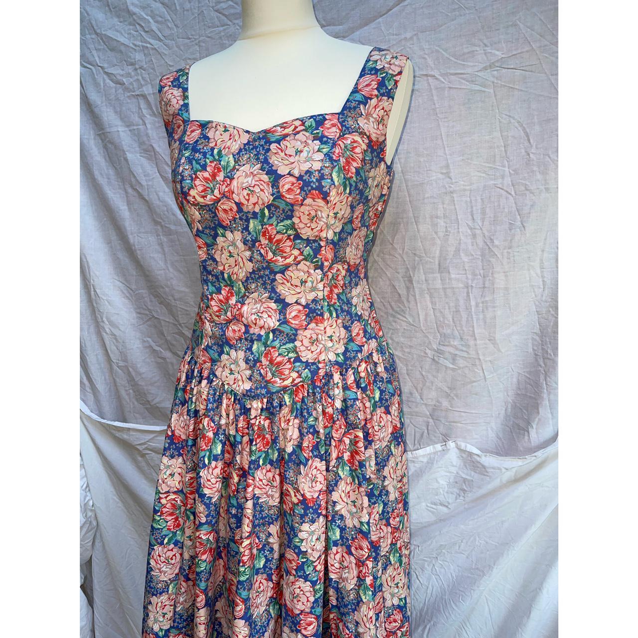 Beautiful Laura Ashley Maxi dress, beautiful full... - Depop