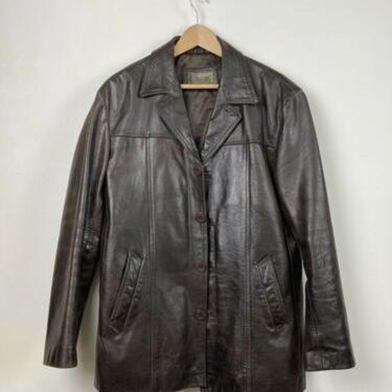 Very rare vintage brown Aviatrix leather jacket.... - Depop