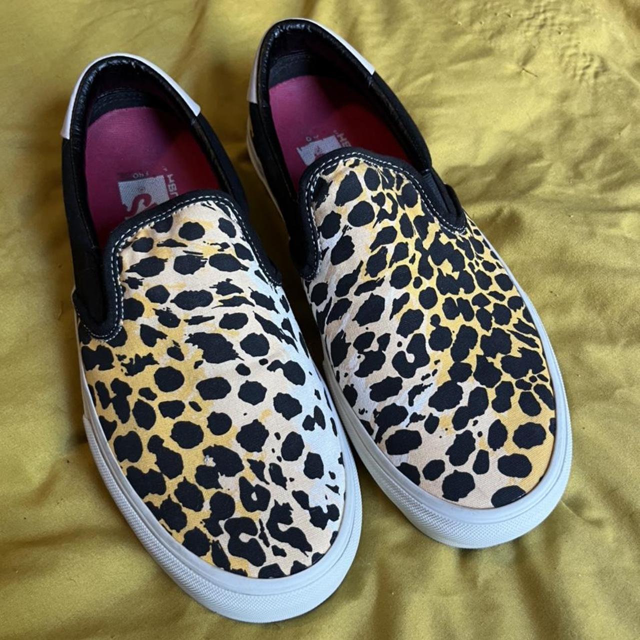 Cheetah slip hot sale on loafers