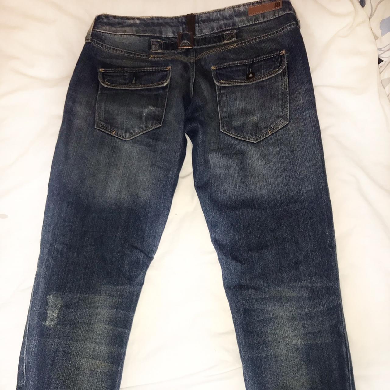 Low waisted denim jean from river island. Only wore... - Depop