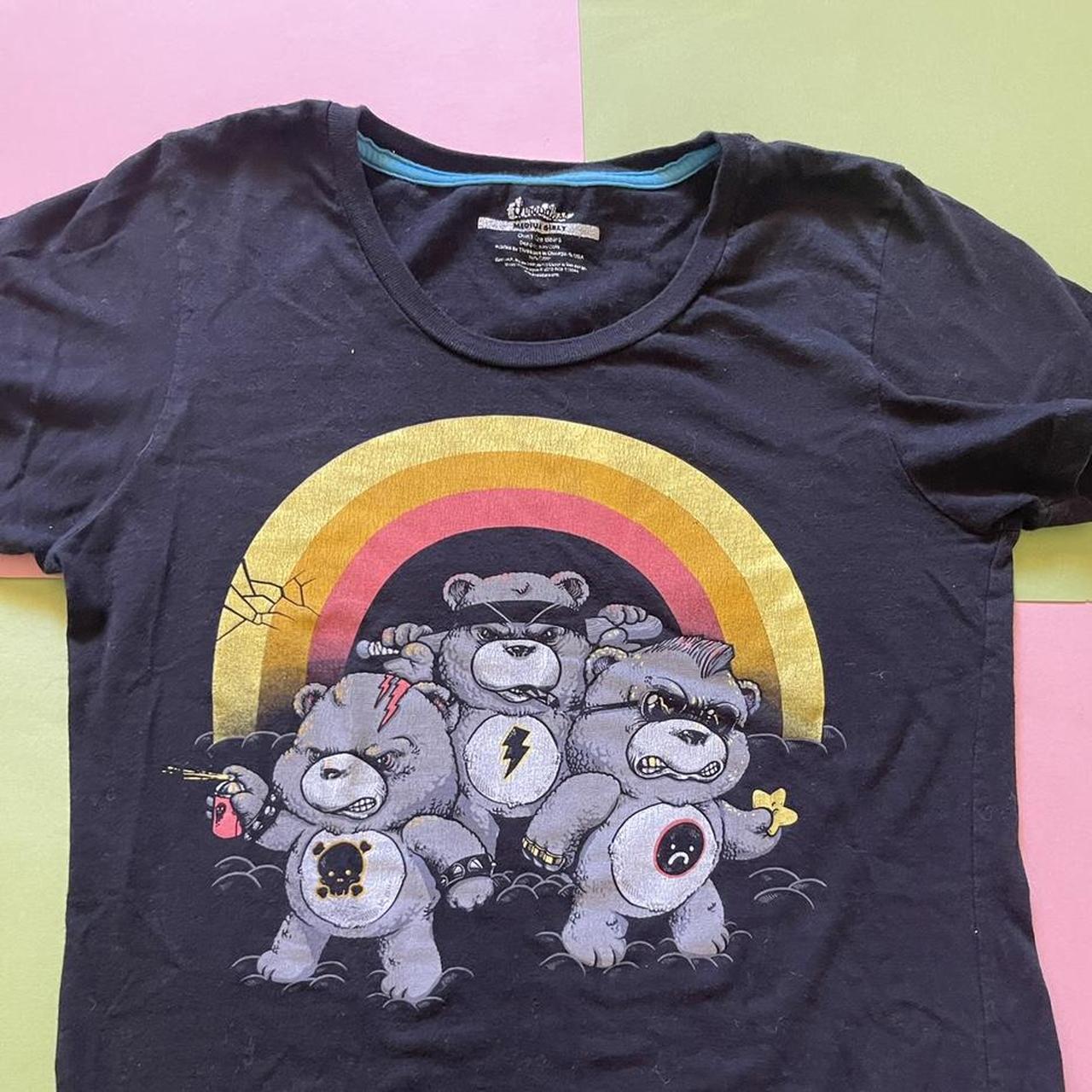 Printed T-shirt - Dark gray/Care Bears - Ladies