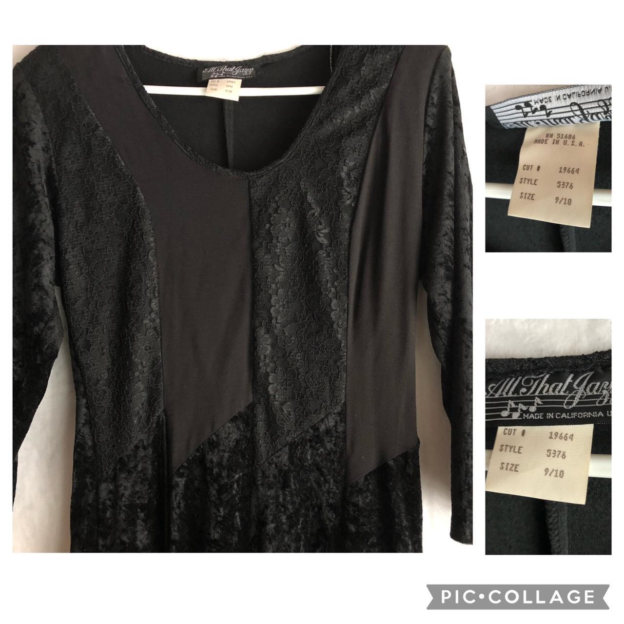 American Vintage 80s All That Jazz Black Gothic... Depop