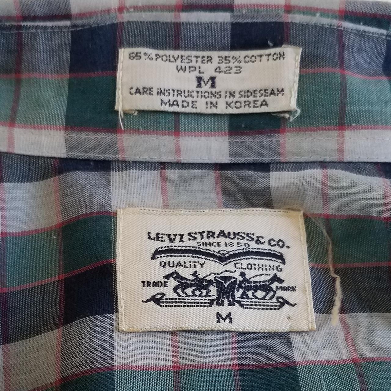 Vintage Levi Strauss Western shirt MADE IN... - Depop