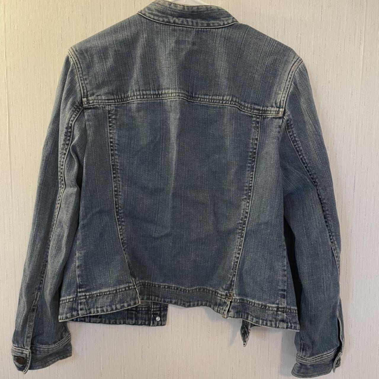 J. Jill denim jacket Preloved and perfectly worn in... - Depop