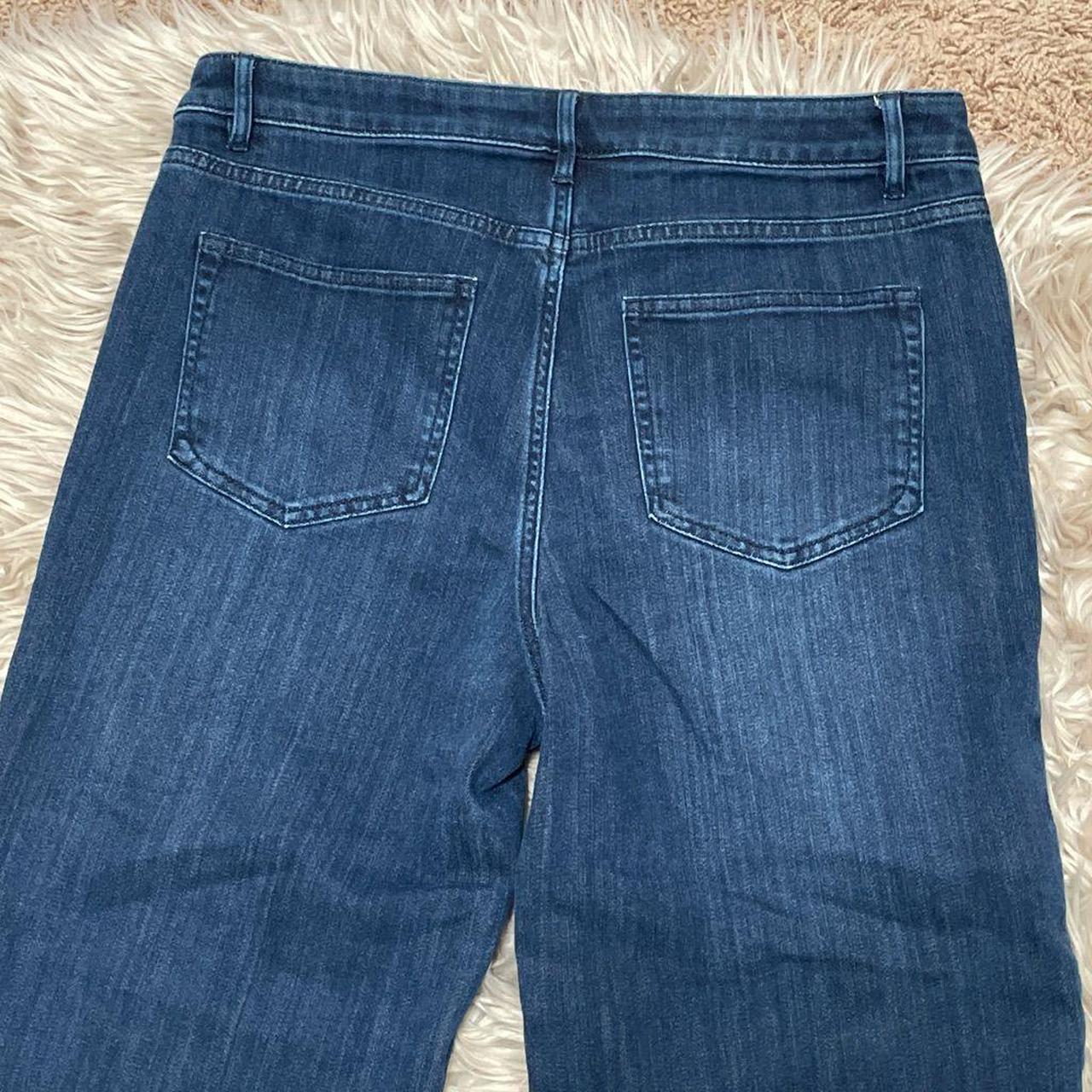 J Jill wide leg long jeans. Excellent condition.... - Depop