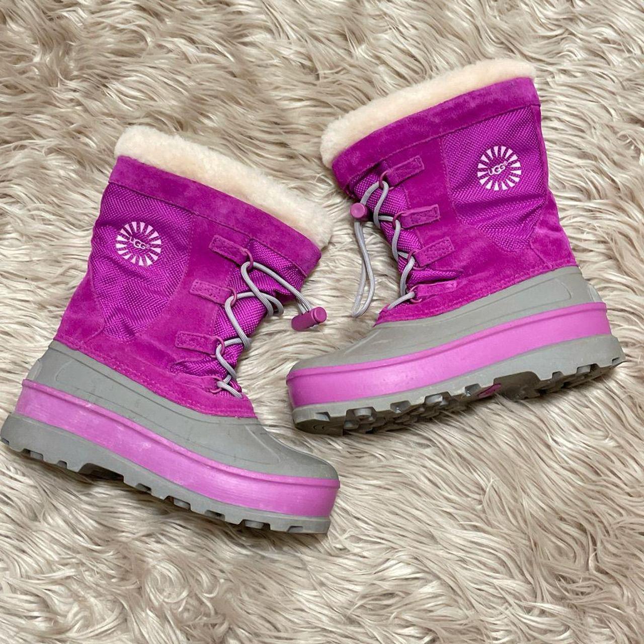 Purple ugg snow clearance boots