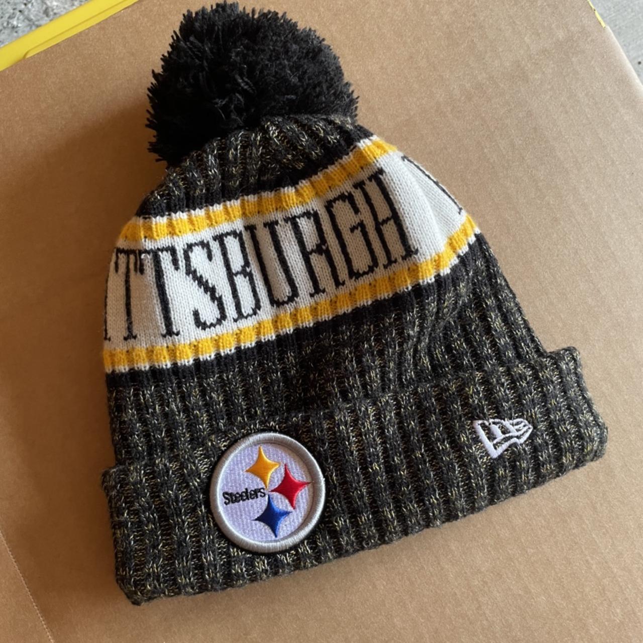 NEW ERA Pittsburgh Steelers NFL Sideline Knit Beanie - Depop
