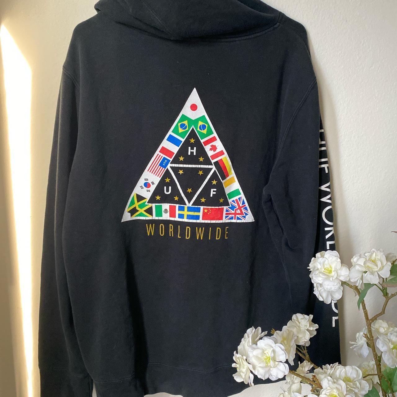 Huf worldwide outlet hoodie flags