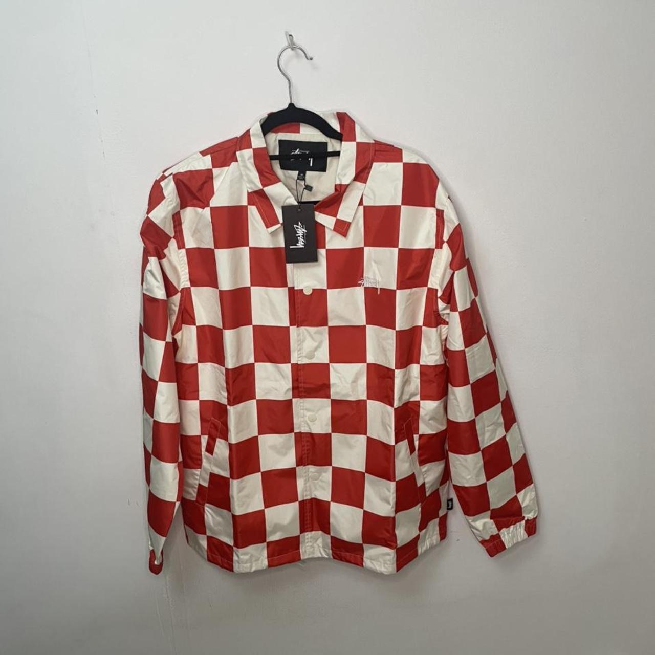 Stussy on sale checkered jacket