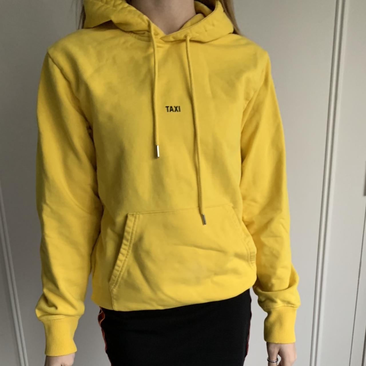 Helmut lang store taxi hoodie yellow