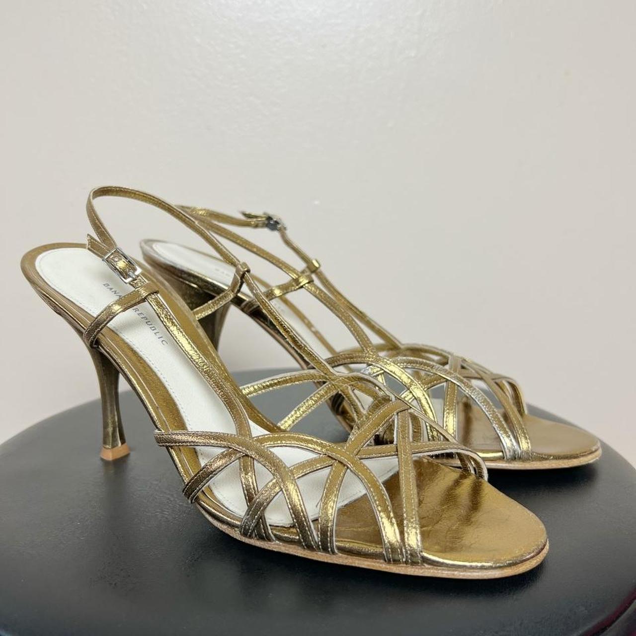 Banana republic gold on sale sandals