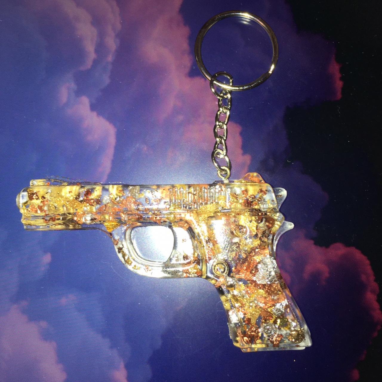 Resin Gun Keychain💖 Custom orderd do not cost... Depop