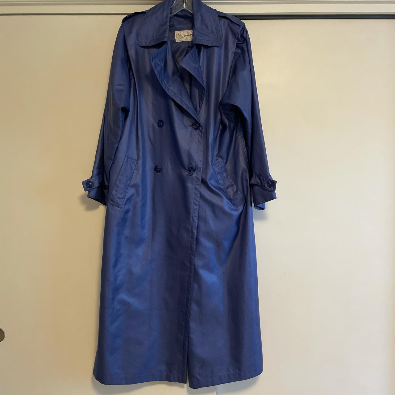 Evan Picone Women's Blue Coat | Depop