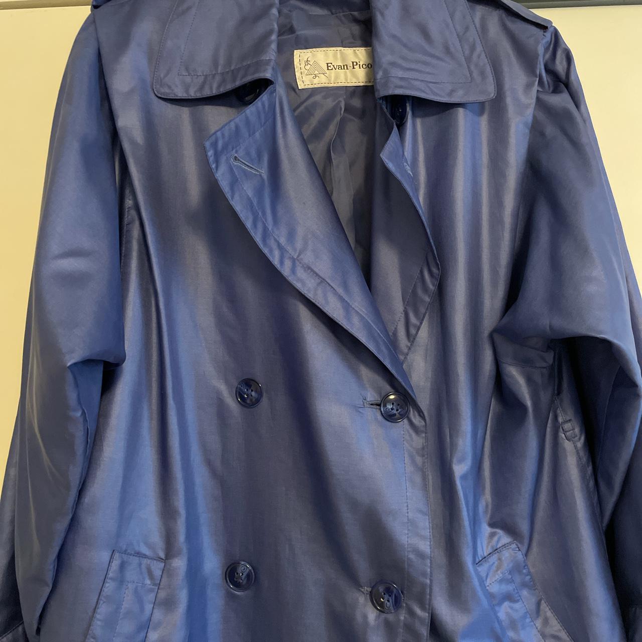 Evan Picone Women's Blue Coat | Depop