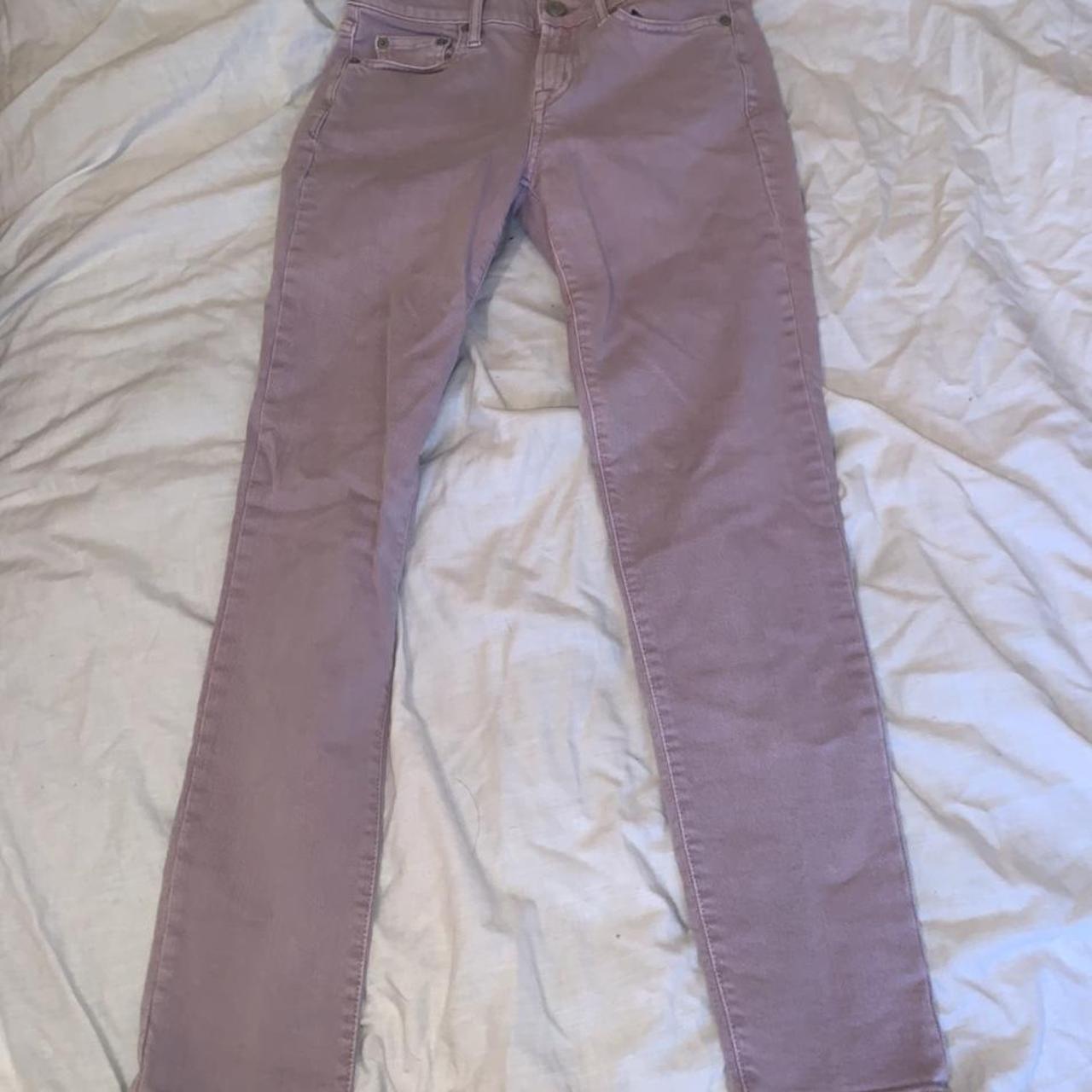 Gap light purple jeans Super cute and comfy narrow... - Depop