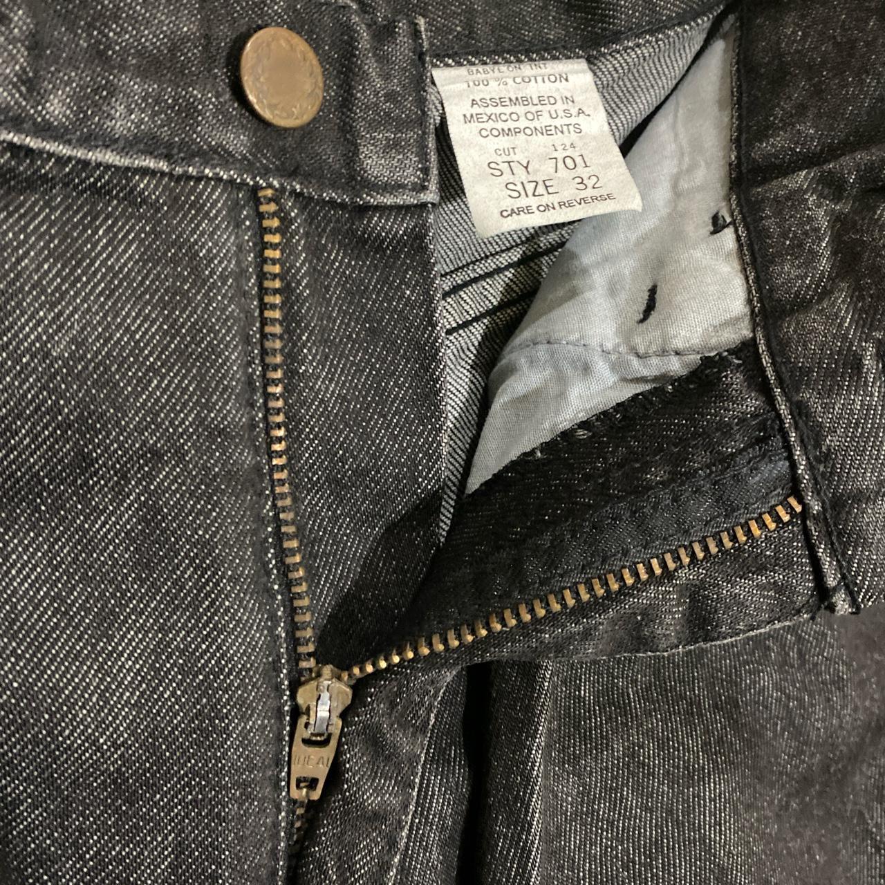 Wu Wear Men's Red and Black Jeans (4)