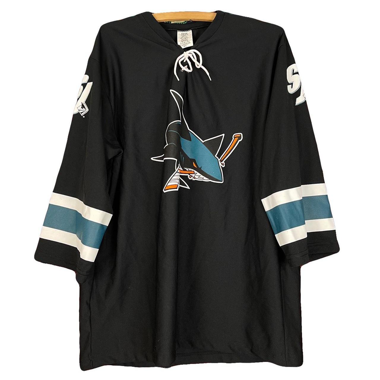 Product Image 1 - San Jose Sharks Hockey Jersey

🌊Free