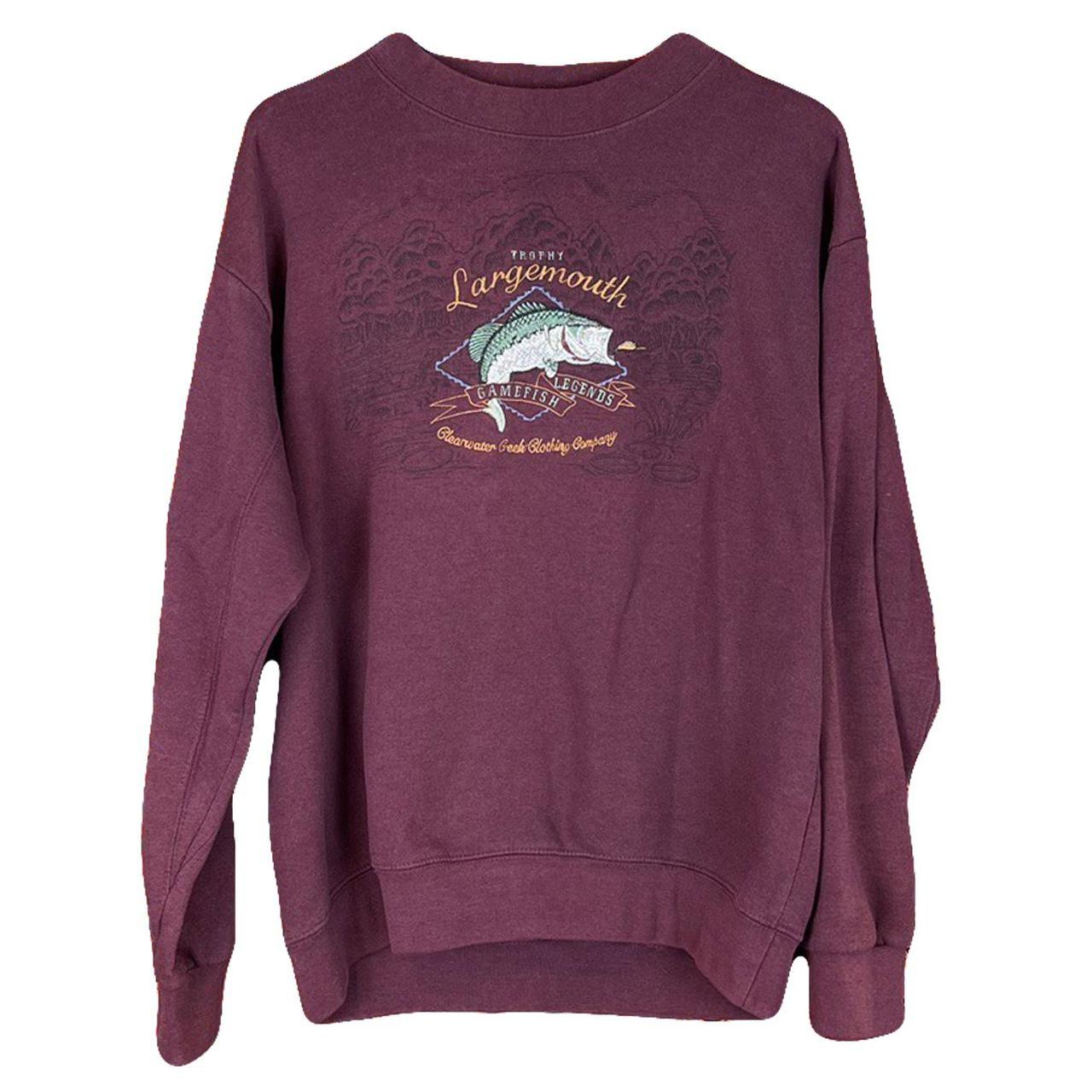 Product Image 1 - Fishing embroidered crew neck

🌊Free shipping
