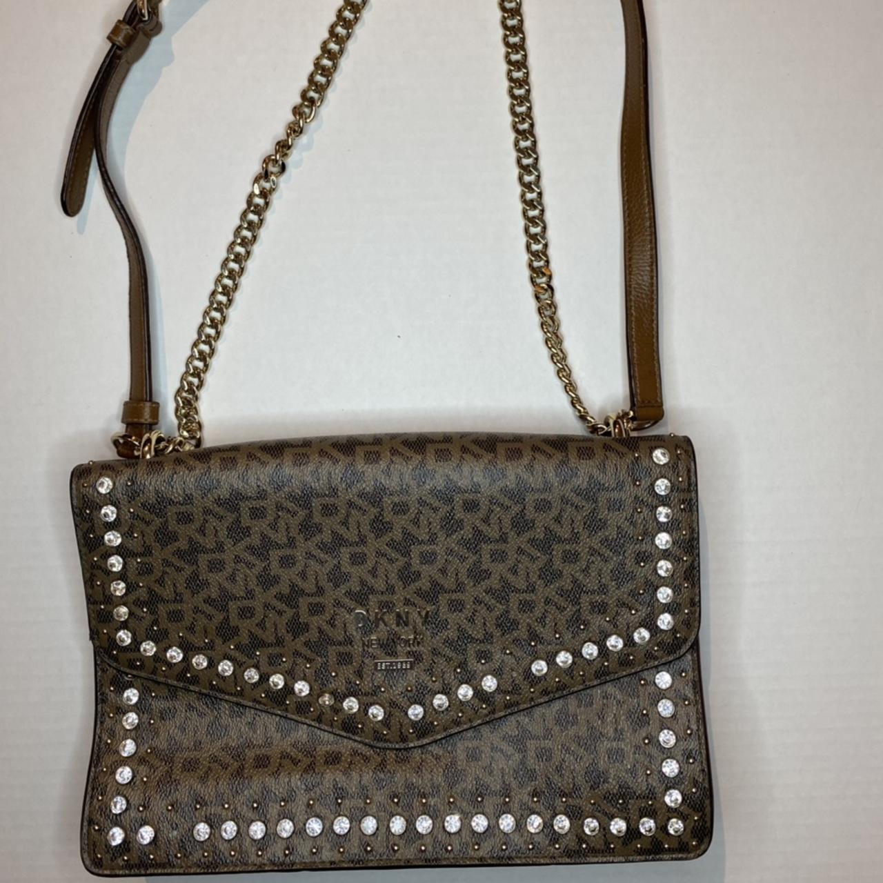 Dkny whitney cheap studded shoulder bag