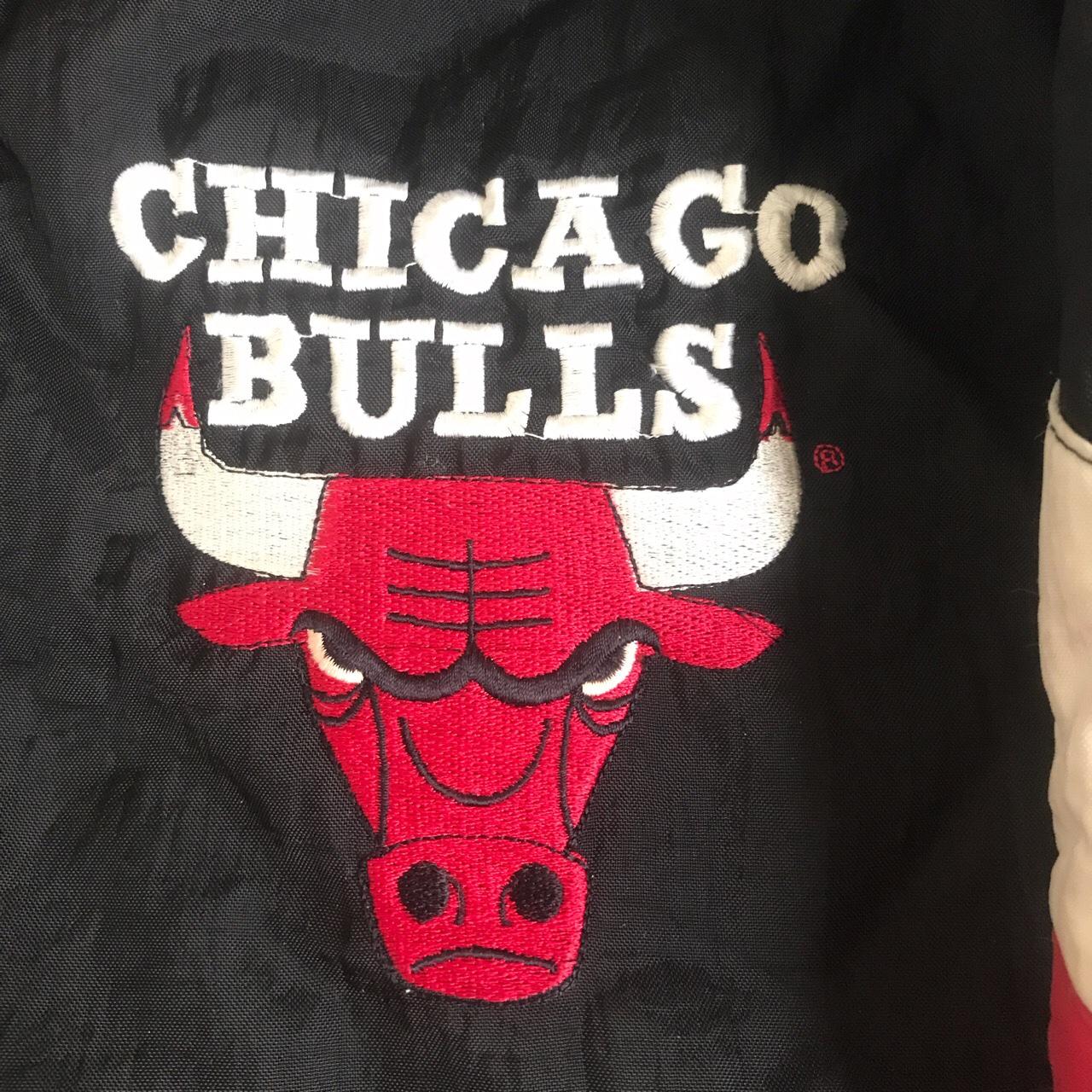 Vintage Chicago Bulls Logo 7 Sweater Sweatshirt - Depop
