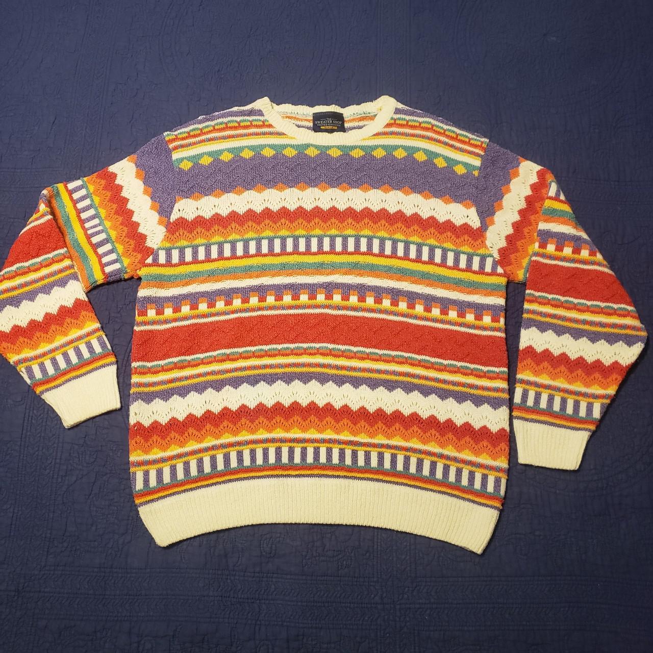 Vintage 90s sweater shop of United Kingdom UK... - Depop