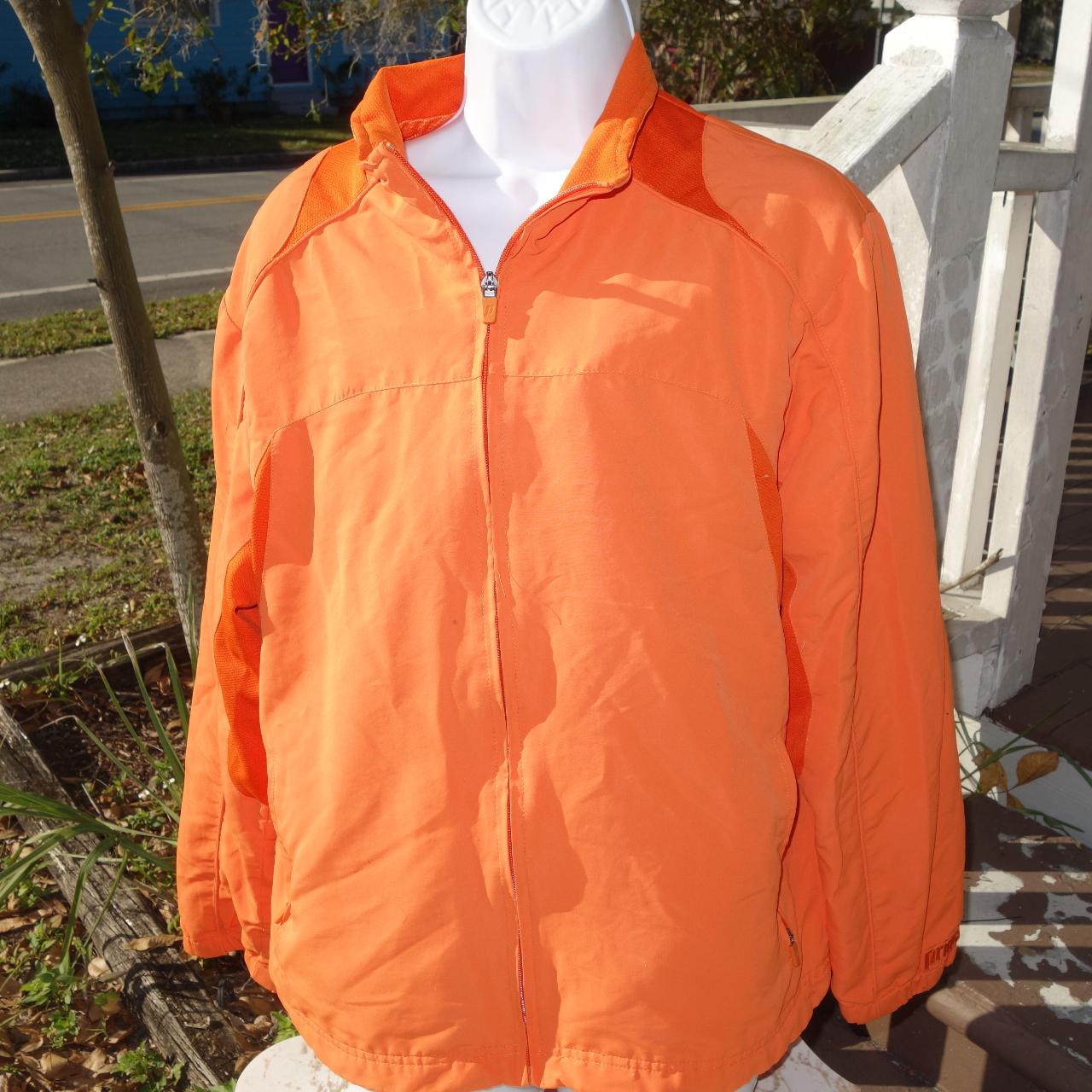 Orange Prince lightweight zip up tennis... Depop