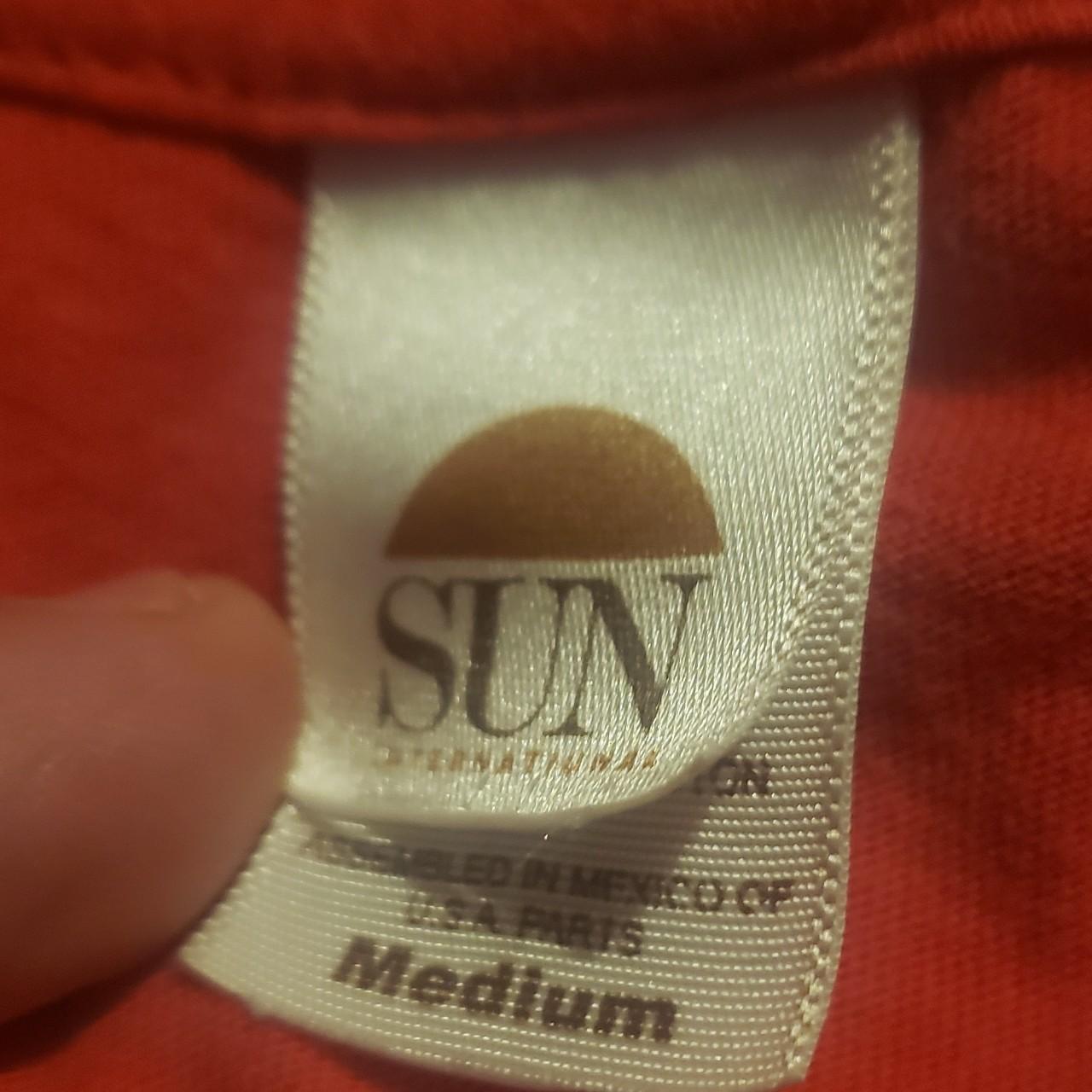 Sunspel Men's Red and Black T-shirt (4)
