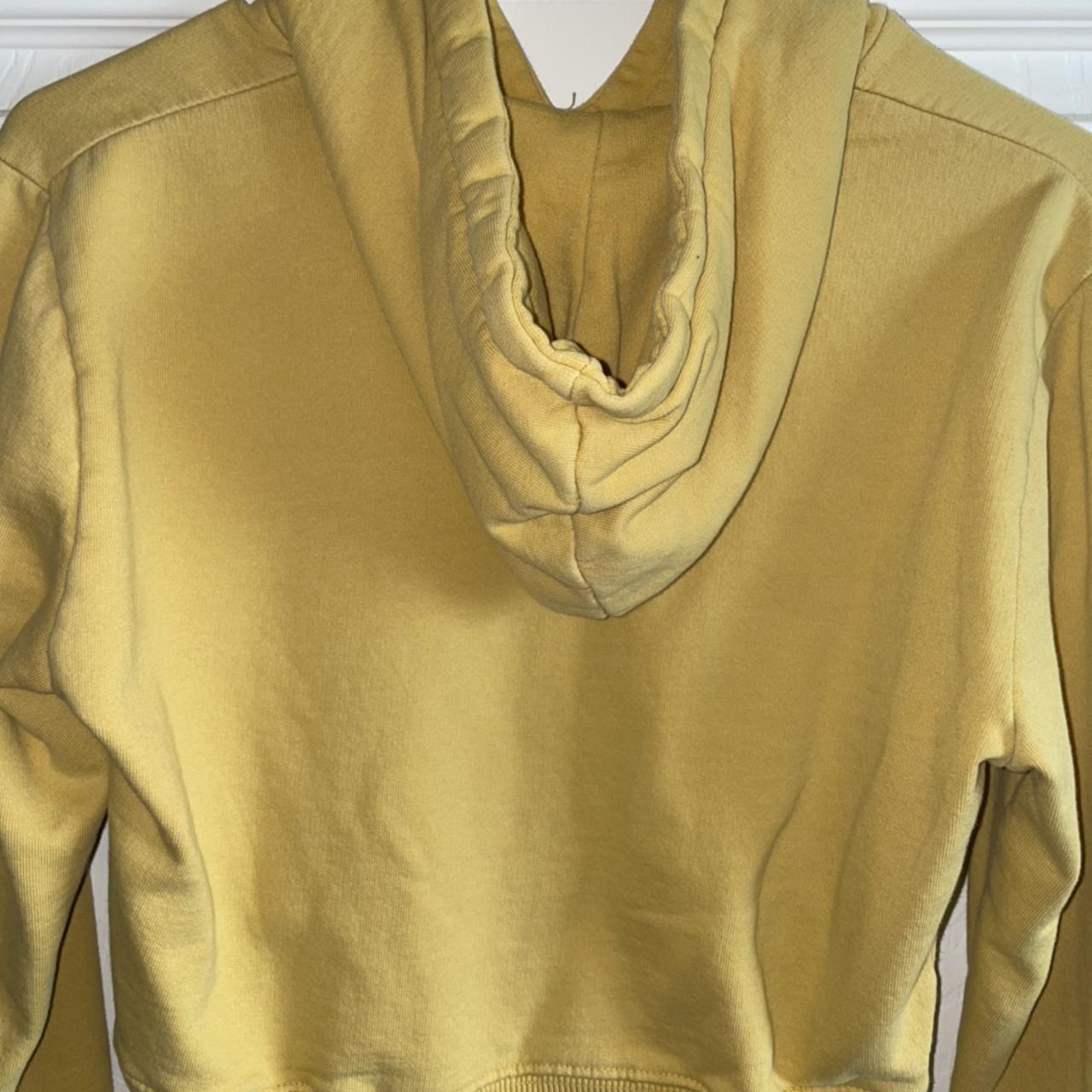 brandy melville yellow hoodie