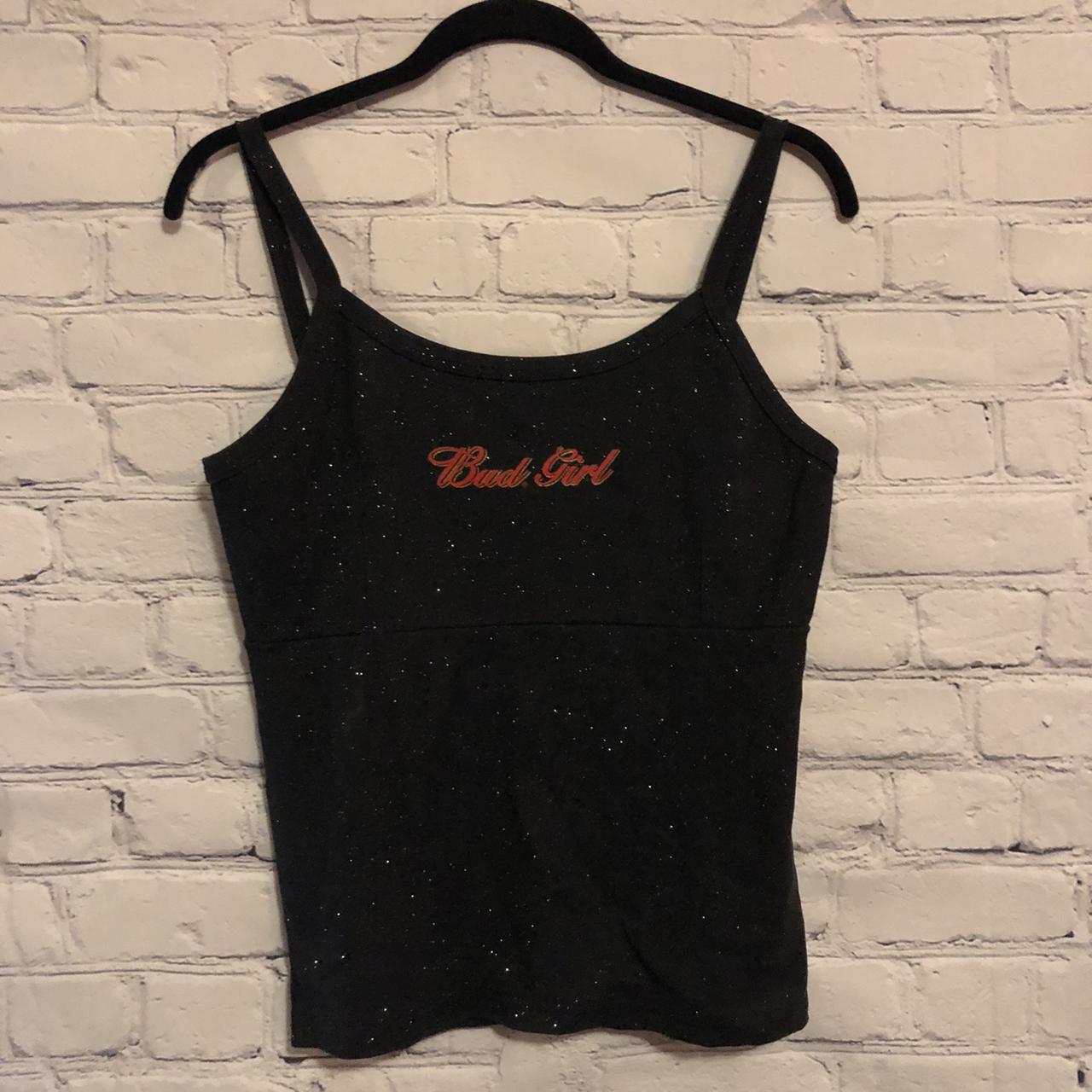 Bud girl tank top Best fits size Medium to large - Depop