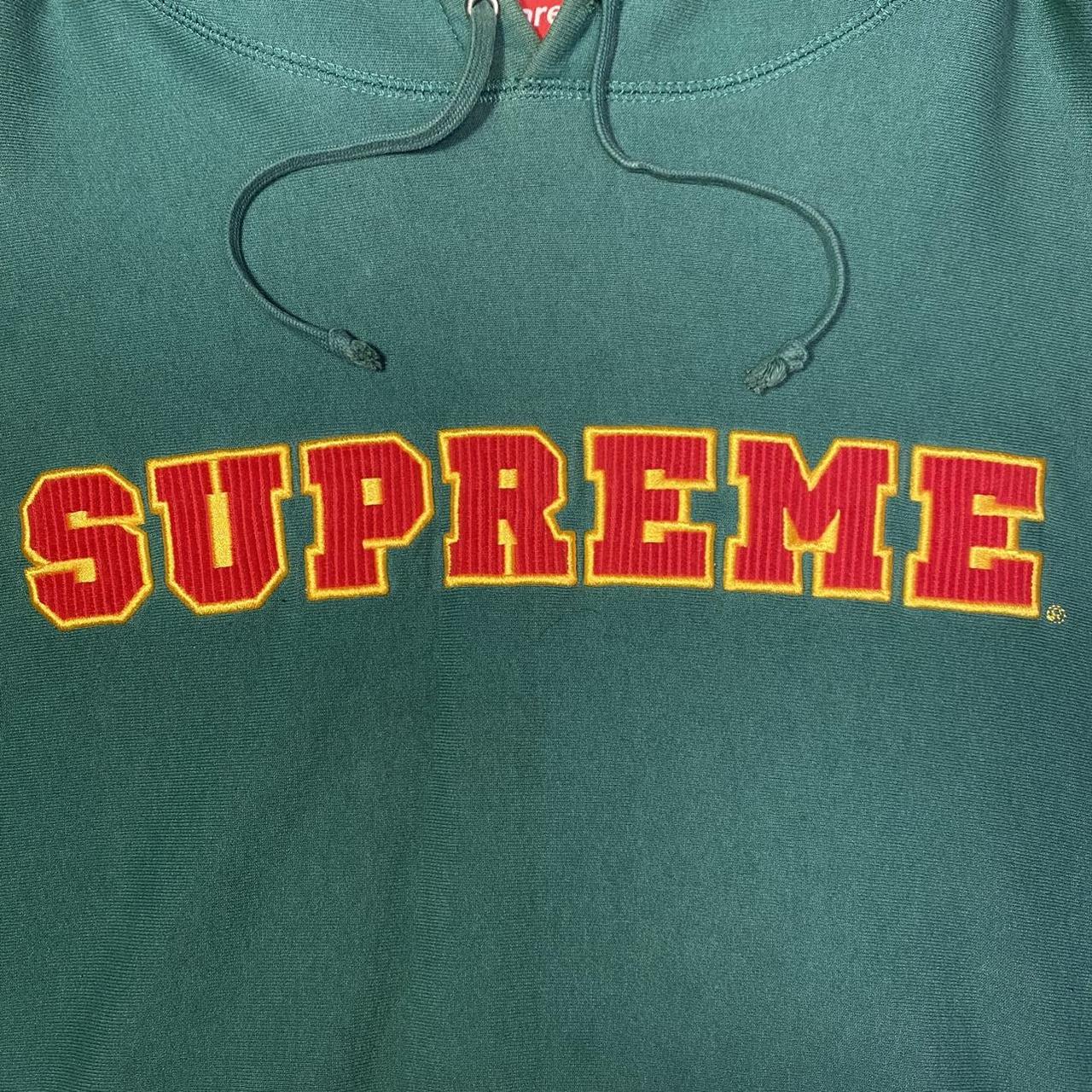 Supreme Cord Collegiate Logo Hooded Sweatshirt...