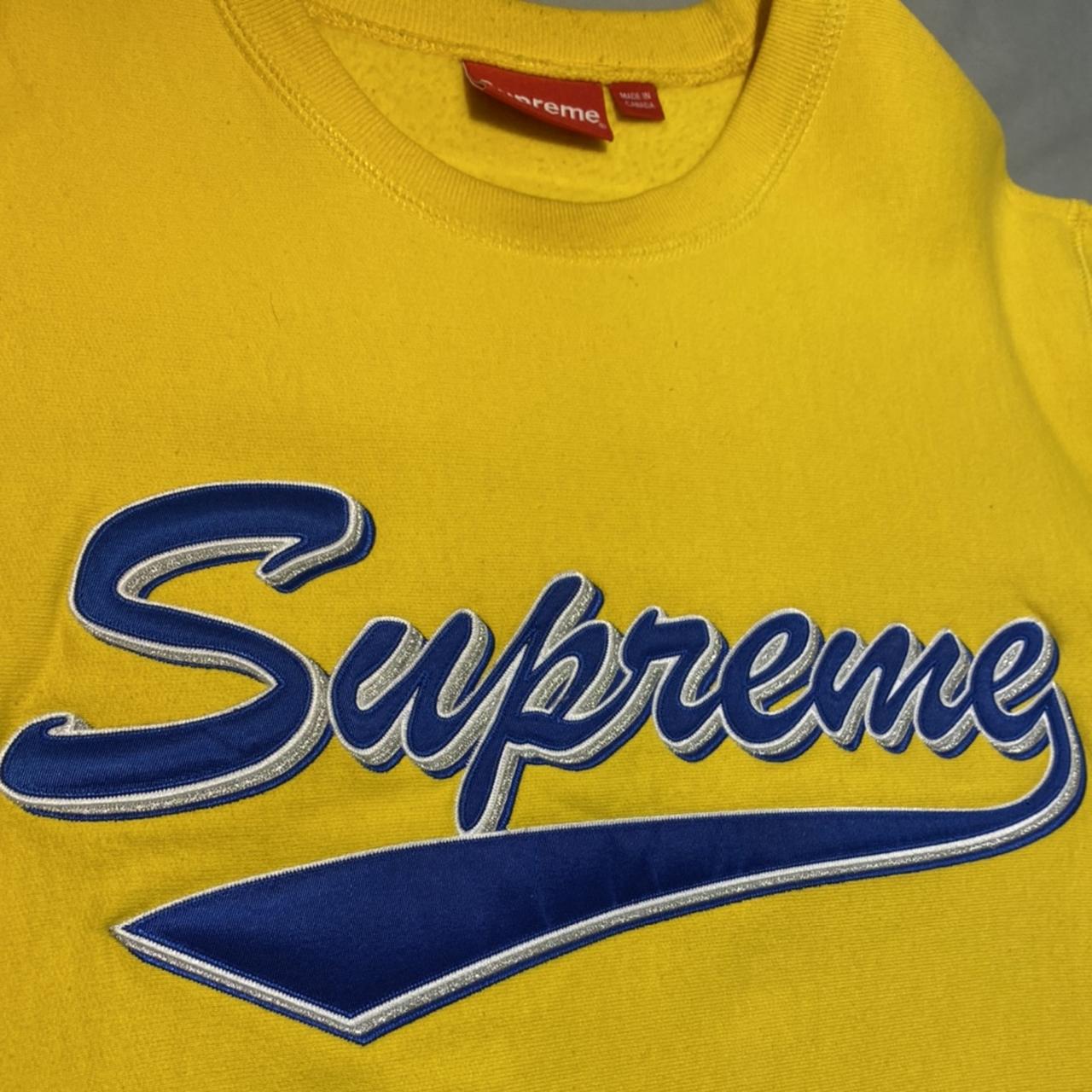 Supreme Brush Script Crewneck Size M In gently... - Depop