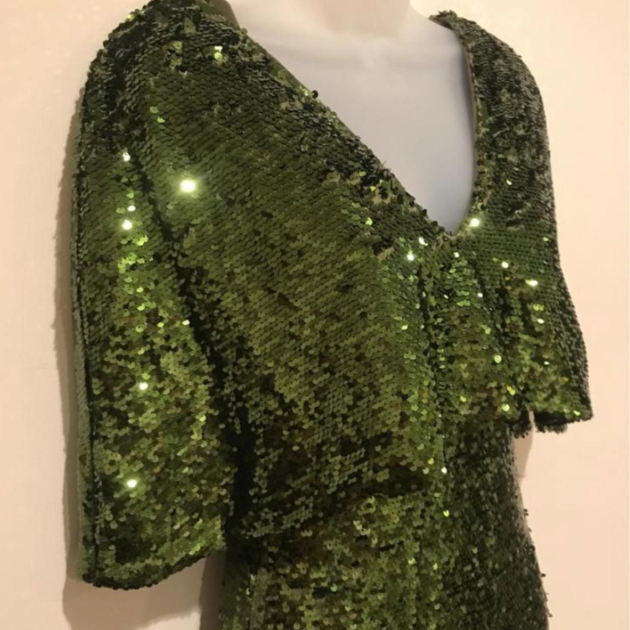 Product Image 4 - Green sequin old Hollywood style