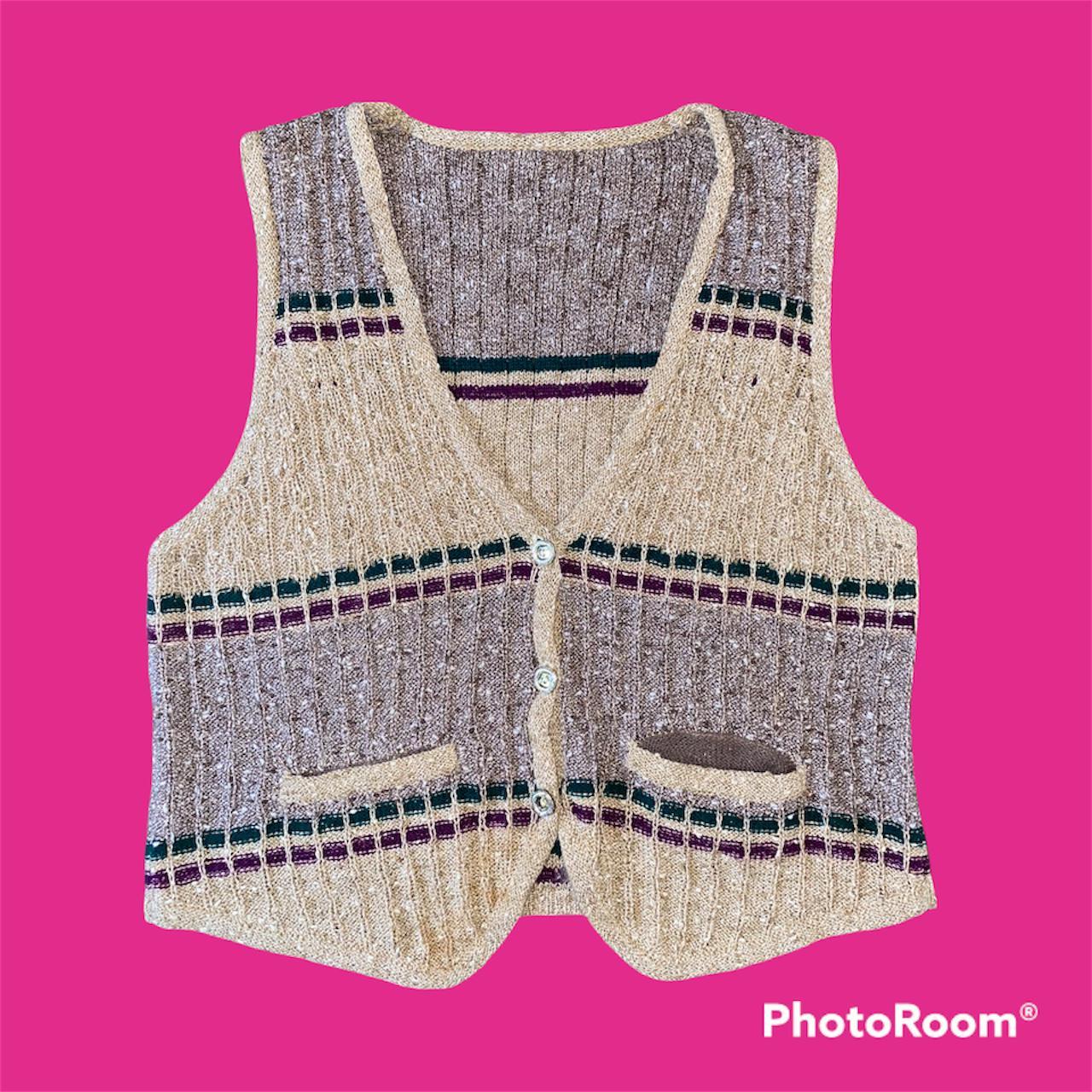 Product Image 1 - Sparkly cream sweater vest with