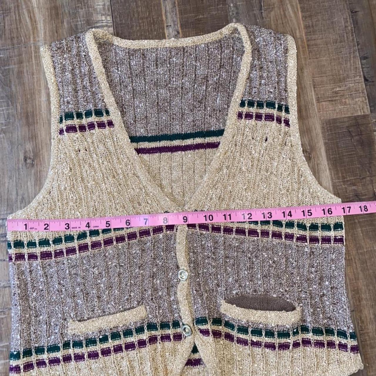 Product Image 2 - Sparkly cream sweater vest with