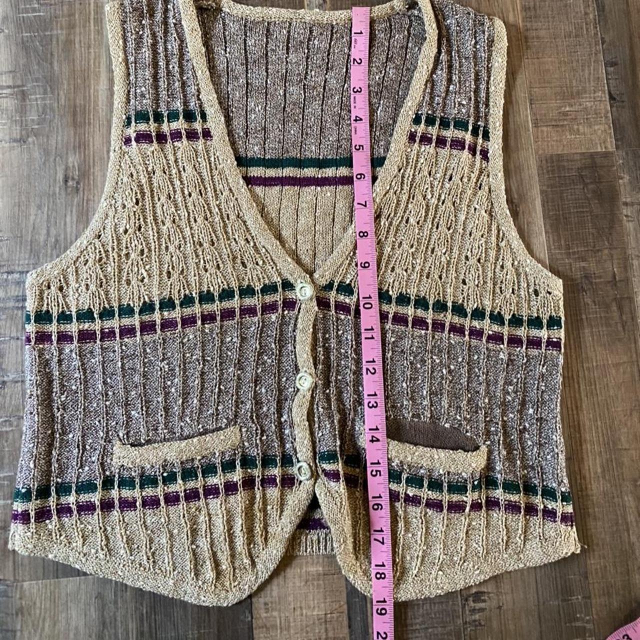 Product Image 3 - Sparkly cream sweater vest with