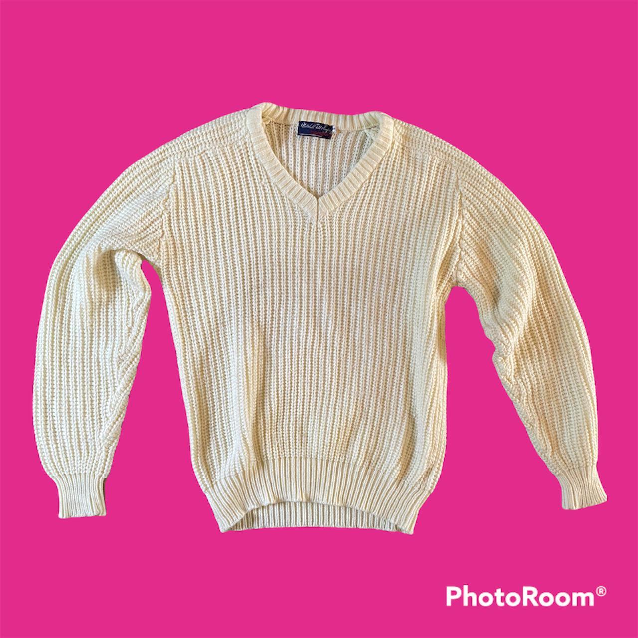Product Image 1 - Vintage Cream Cable Knit Sweater!❄️
Pit