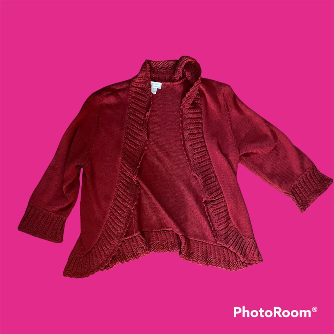 Product Image 1 - Vintage Red Knit Cardigan!❄️ 
Super