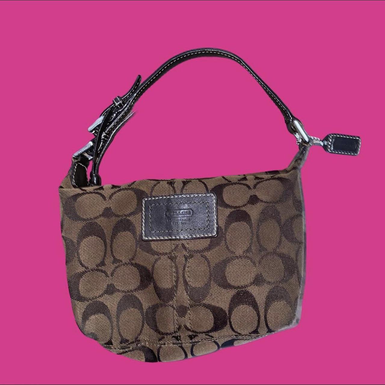 COACH Handbag 91512 Signature 2way PVC/leather Brown Brown Women Used –  JP-BRANDS.com