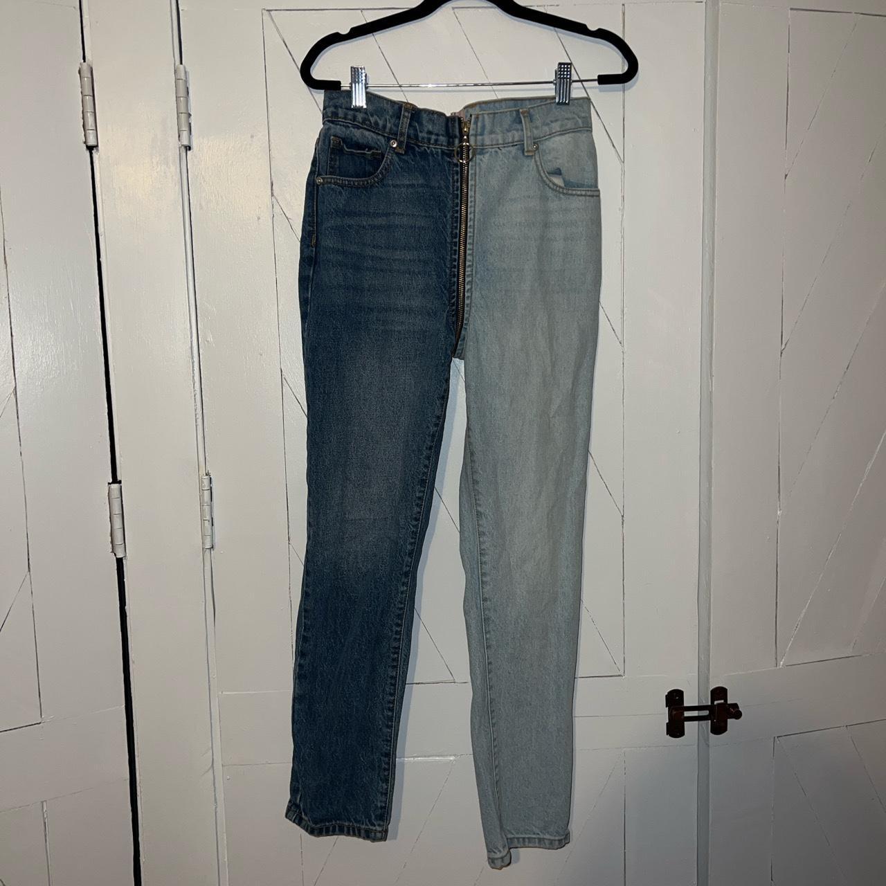 never worn revice zip around jeans! these are so... - Depop