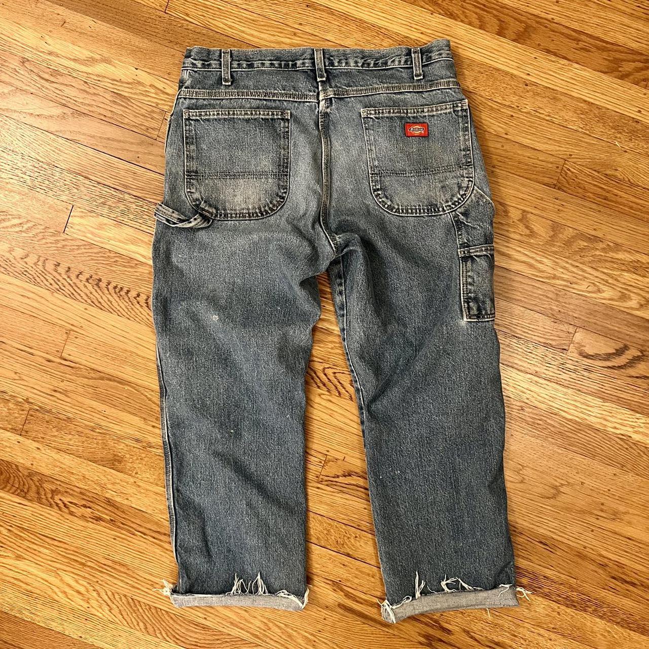 Perfectly worn in dickies carpenter denim jeans with... - Depop