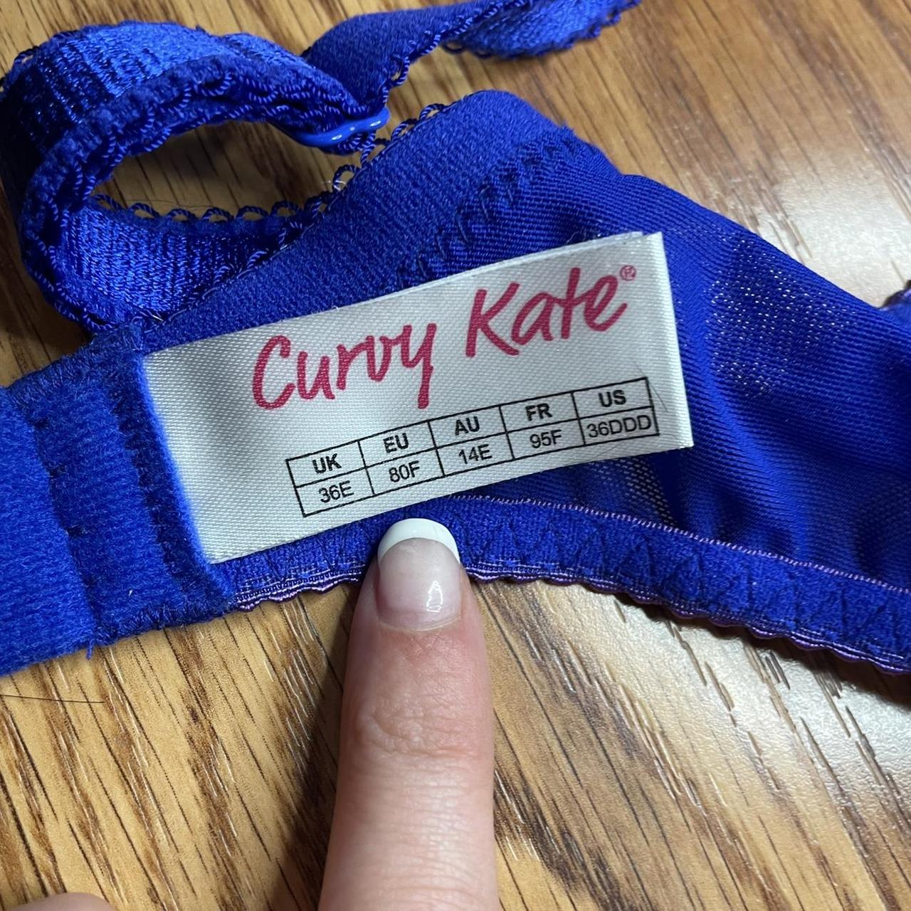 royal blue lace bra 💙 🧚🏻 adorable blue polka dotted... - Depop