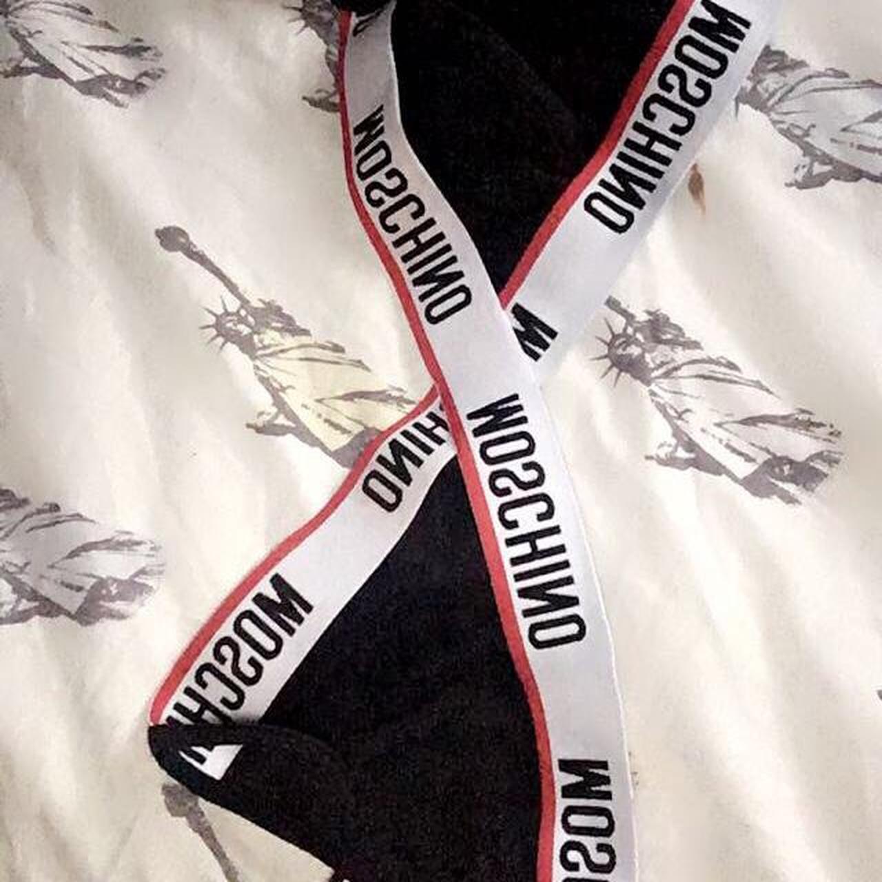 moschino bralette rave festival genuine from. Depop