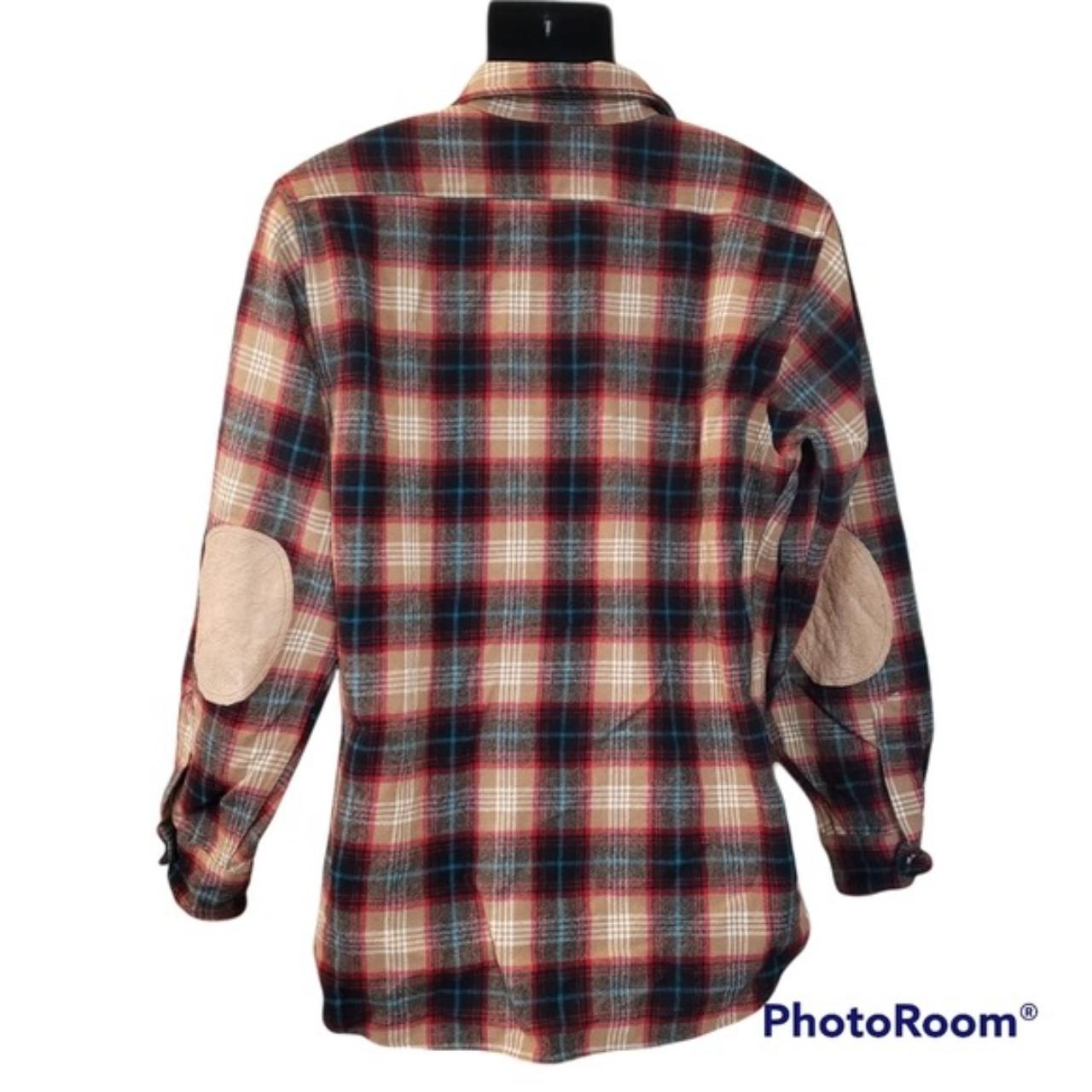 Lobo PENDLETON Elbow Patch Long Sleeve Shirt 100... Depop