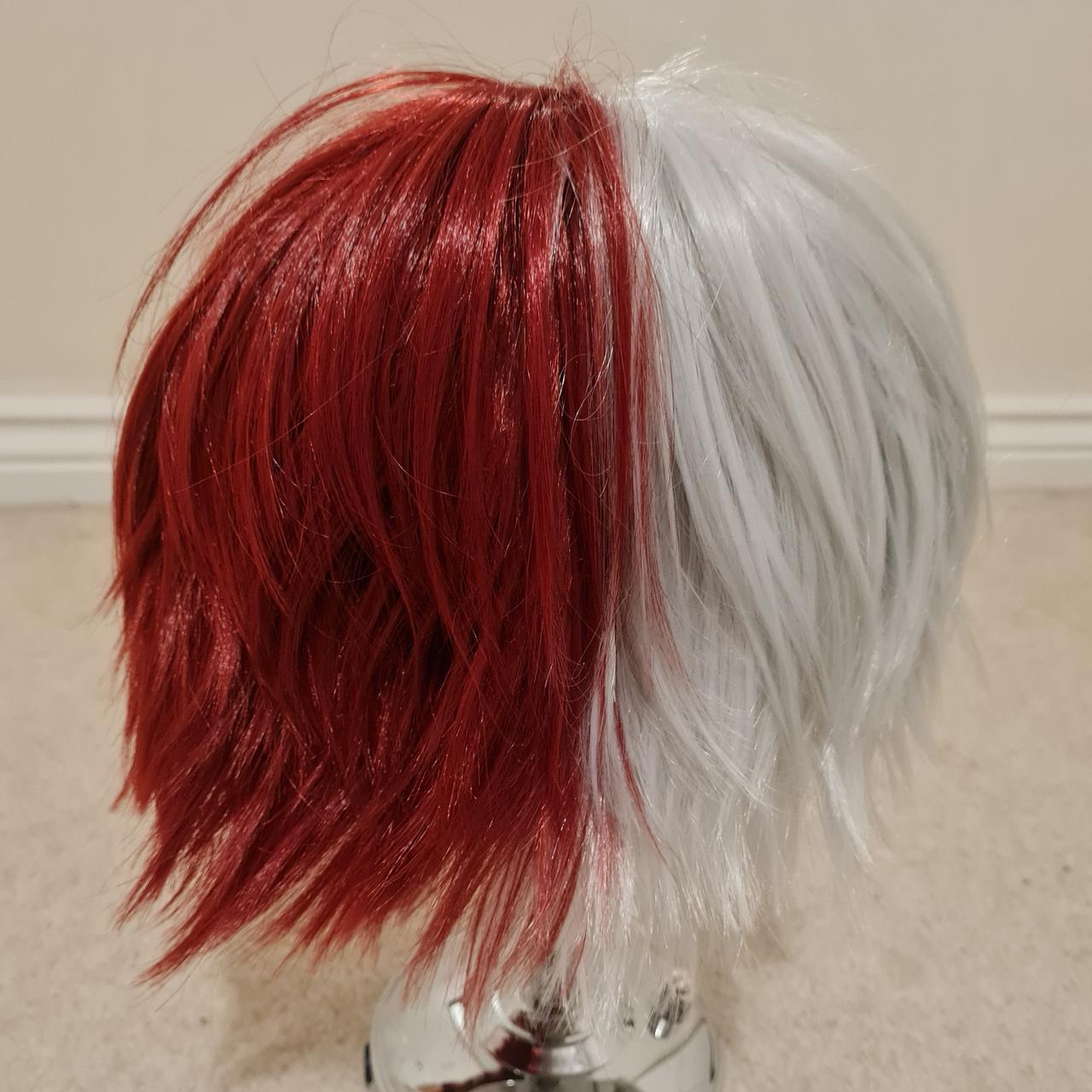 todoroki cosplay wig worn twice for cosplay great... - Depop