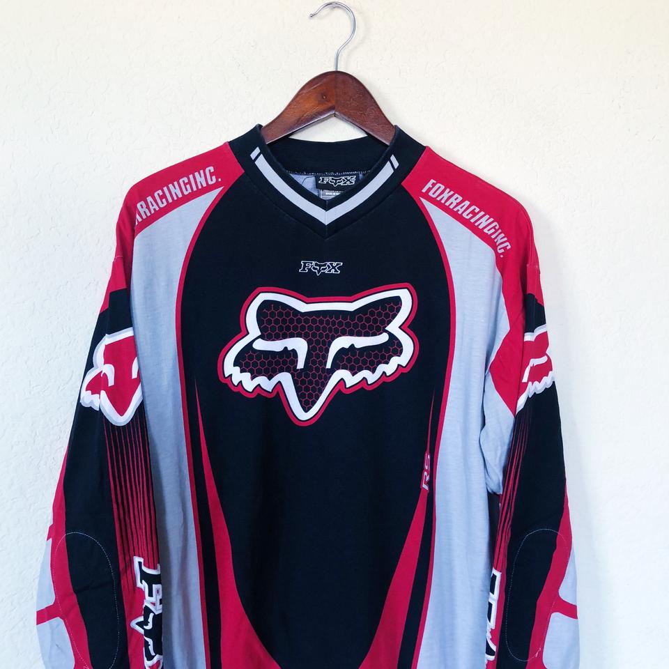 vintage fox racing moletom com capuz