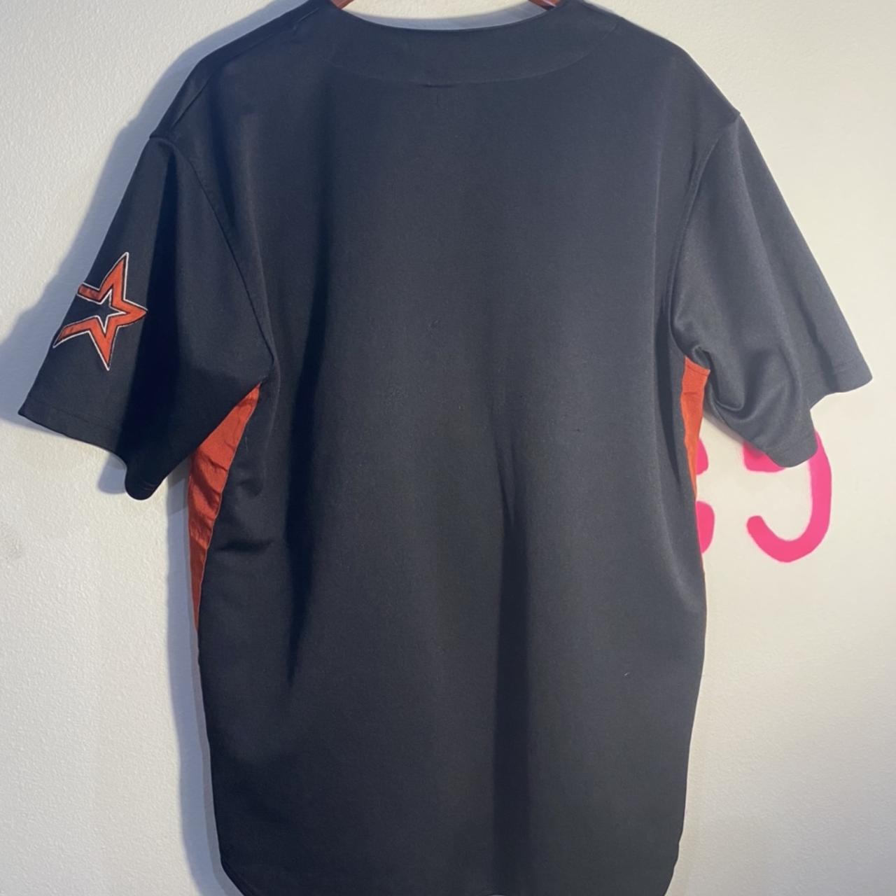 Vintage Houston Astros Jersey Shirt Stitched-on - Depop