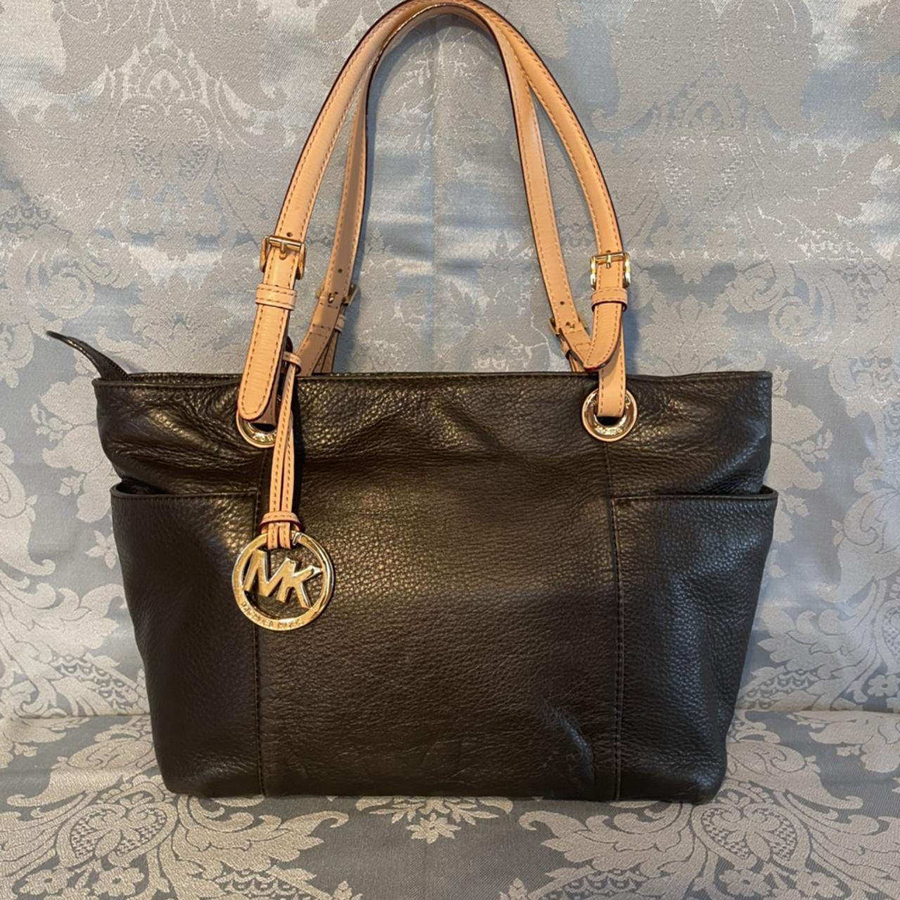 Genuine Michael Kors soft leather tote with gold