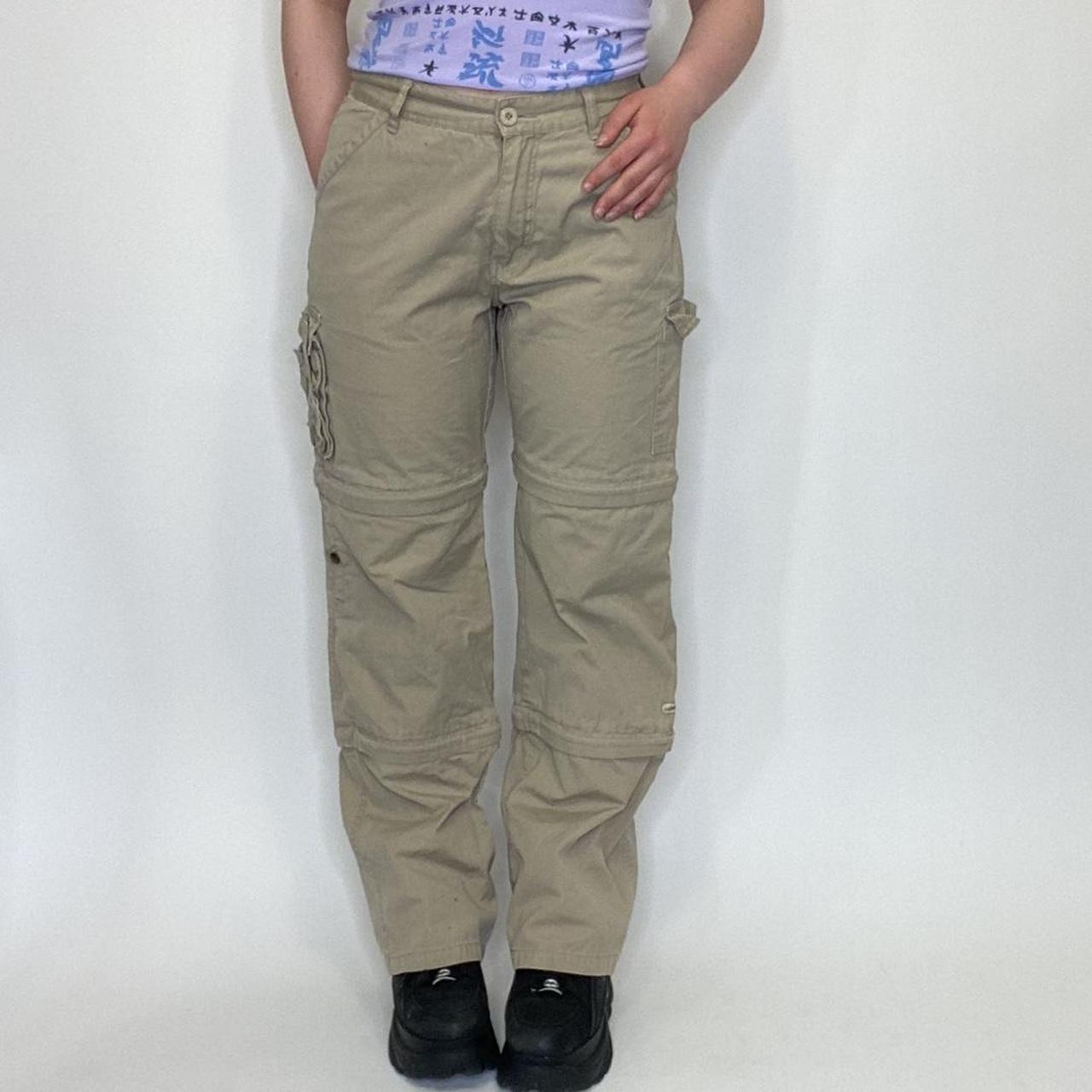 90s 00s Cabaleros beige cargo pants with multiple...