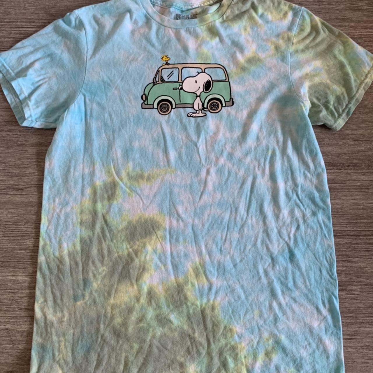 Tie dye hot sale snoopy shirt